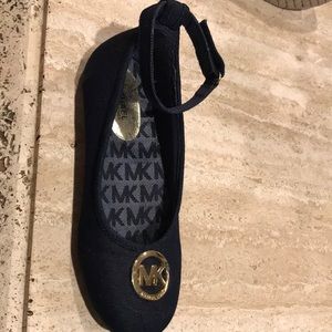 Girls Michael Kors Denim Blue Velcro strap size 2